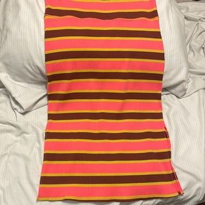 Aerie Skirt, Stripped, Size Large